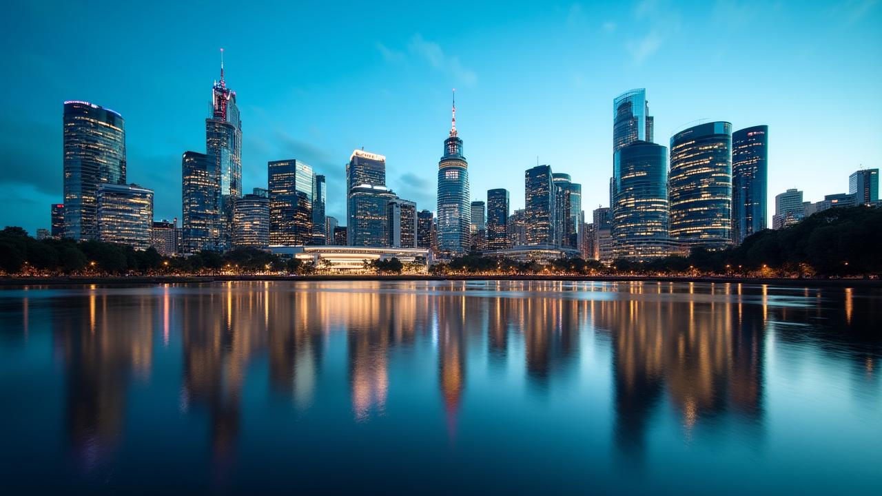 Finance professional in a structured interview in Melbourne