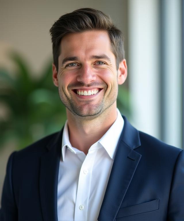 Andrew Carmichael in a professional setting, Melbourne interview coach